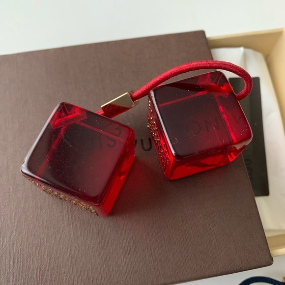 [NIB] Louis Vuitton Hair Cubes with crystals - Picture 3 of 5